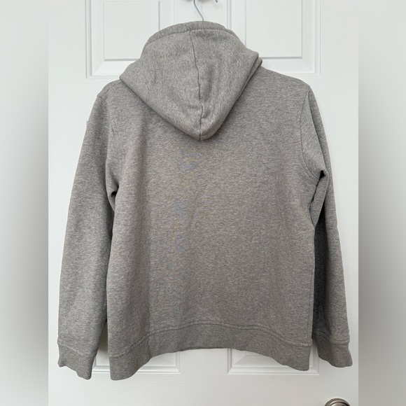 Ganni | Lotte Isoli Honey Hooded Sweatshirt | Heather Grey | Size M - Picture 5 of 8